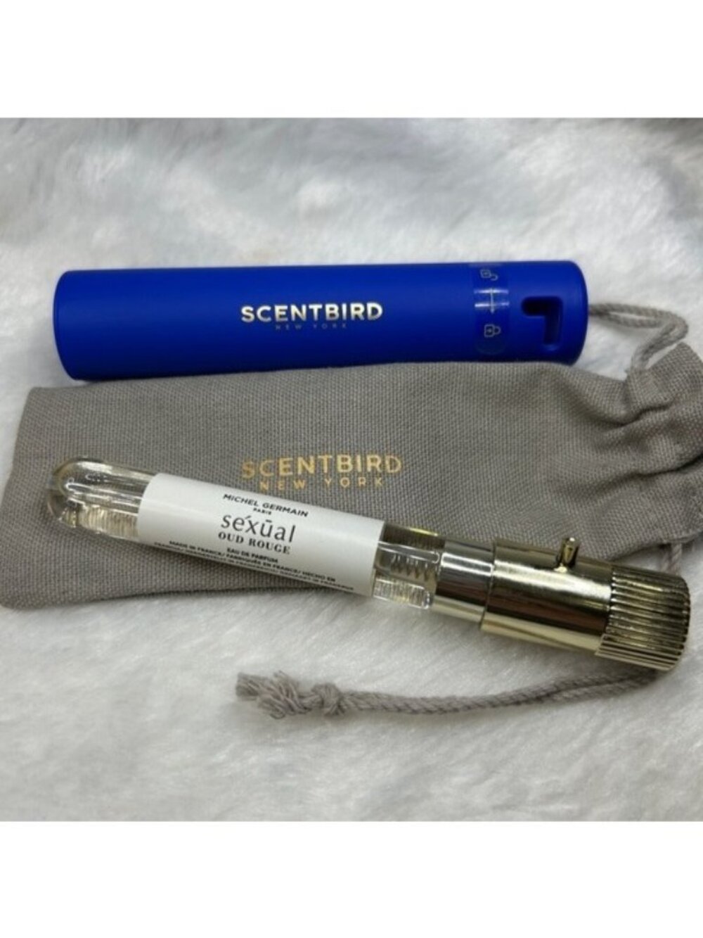 Scentbird Michel Germain SEXUAL OUD ROUGE Travel Spray Cologne + Case - 8 ml